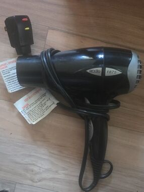 Andis Black and Gray 1875 Compact Hair Dryer